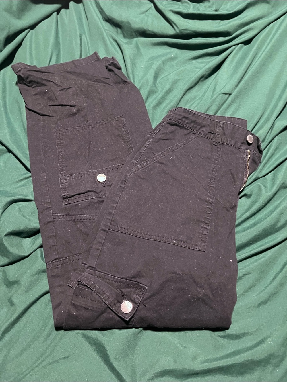 SHEIN Black Cargo Utility Pants